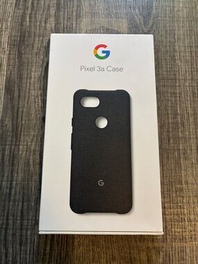 Google Pixel 3a Black Fabric Case – Slim Protective Cover
